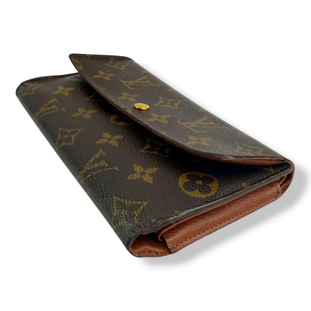 Louis Vuitton Trifold Brown Monogram Femme Wallet - Lux Central