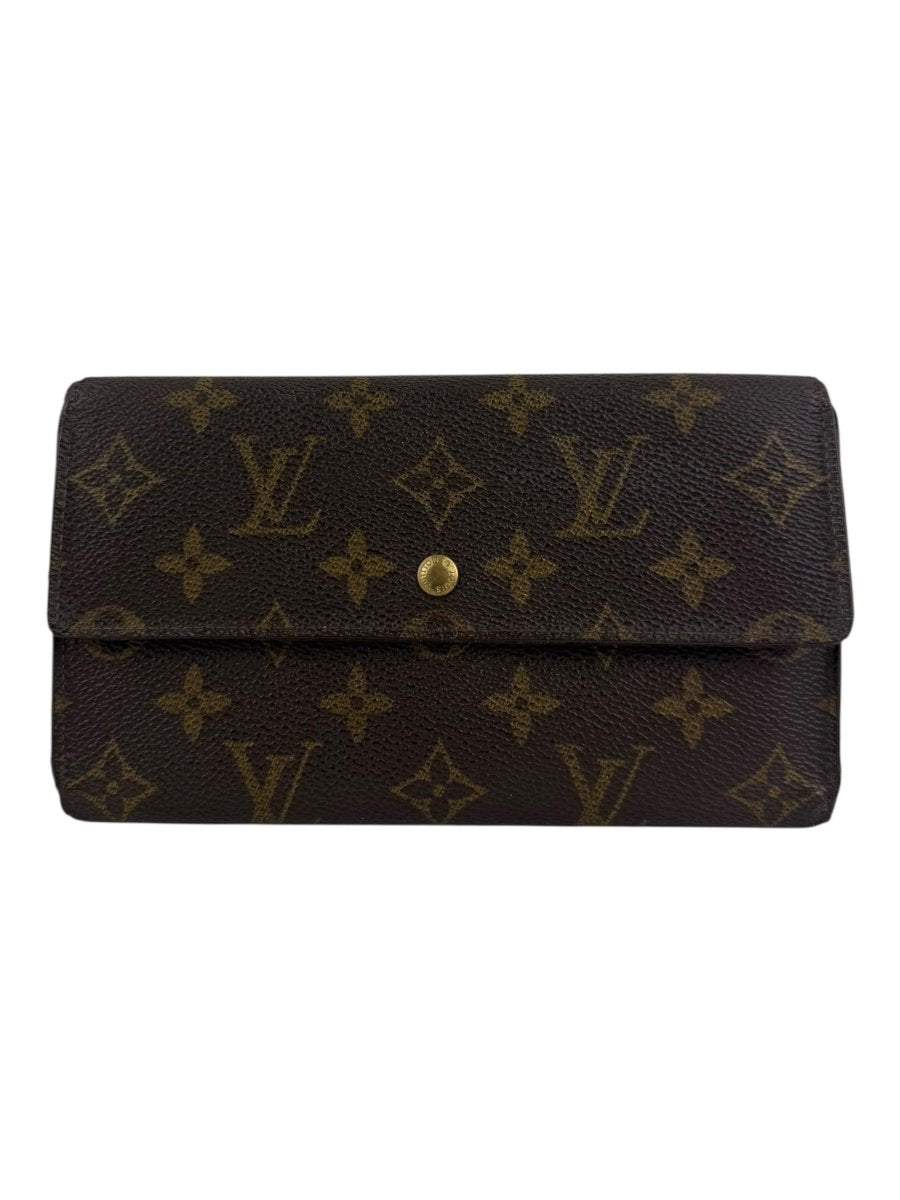 Louis Vuitton Trifold Brown Monogram Femme Wallet - Lux Central