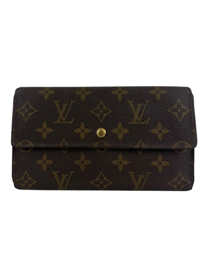 Louis Vuitton Trifold Brown Monogram Femme Wallet - Lux Central
