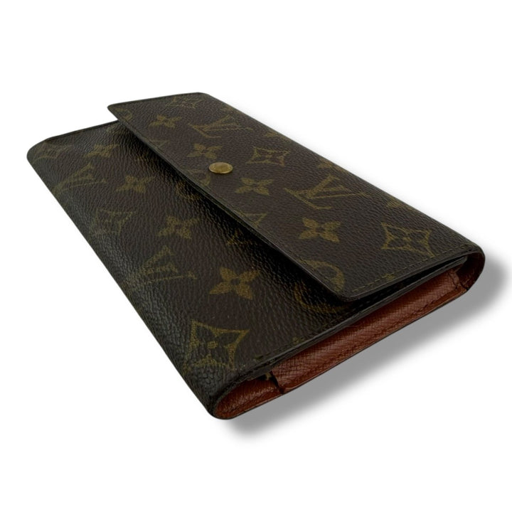 Louis Vuitton Trifold Brown Monogram Femme Wallet - Lux Central