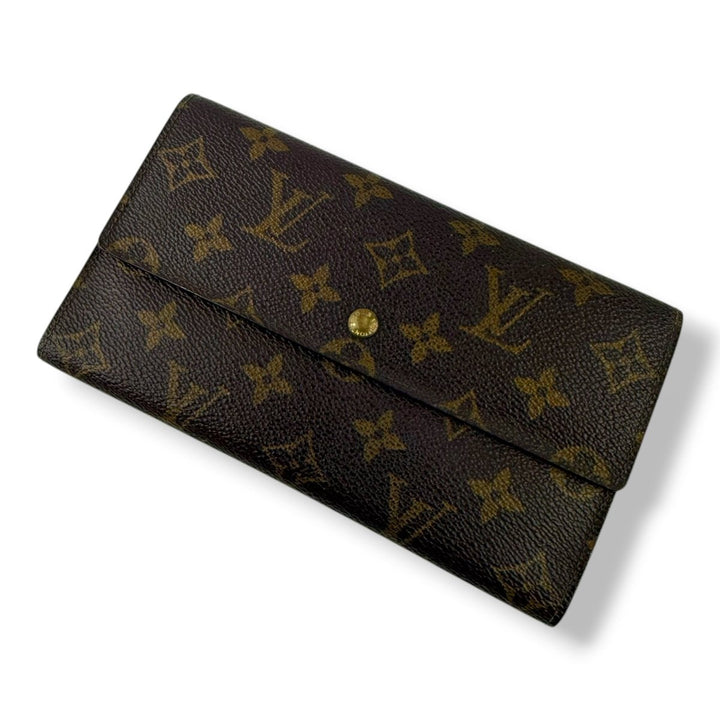 Louis Vuitton Trifold Brown Monogram Femme Wallet - Lux Central