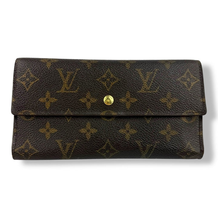 Louis Vuitton Trifold Brown Monogram Femme Wallet - Lux Central