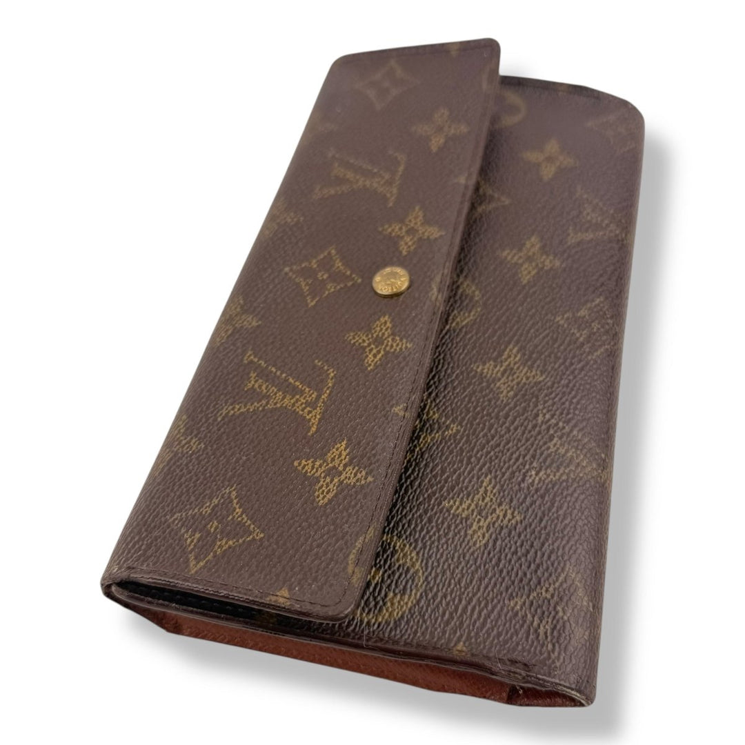Louis Vuitton Trifold Brown Monogram Femme Wallet - Lux Central
