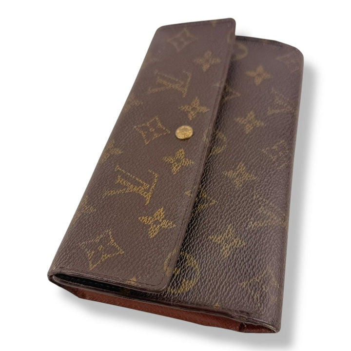 Louis Vuitton Trifold Brown Monogram Femme Wallet - Lux Central