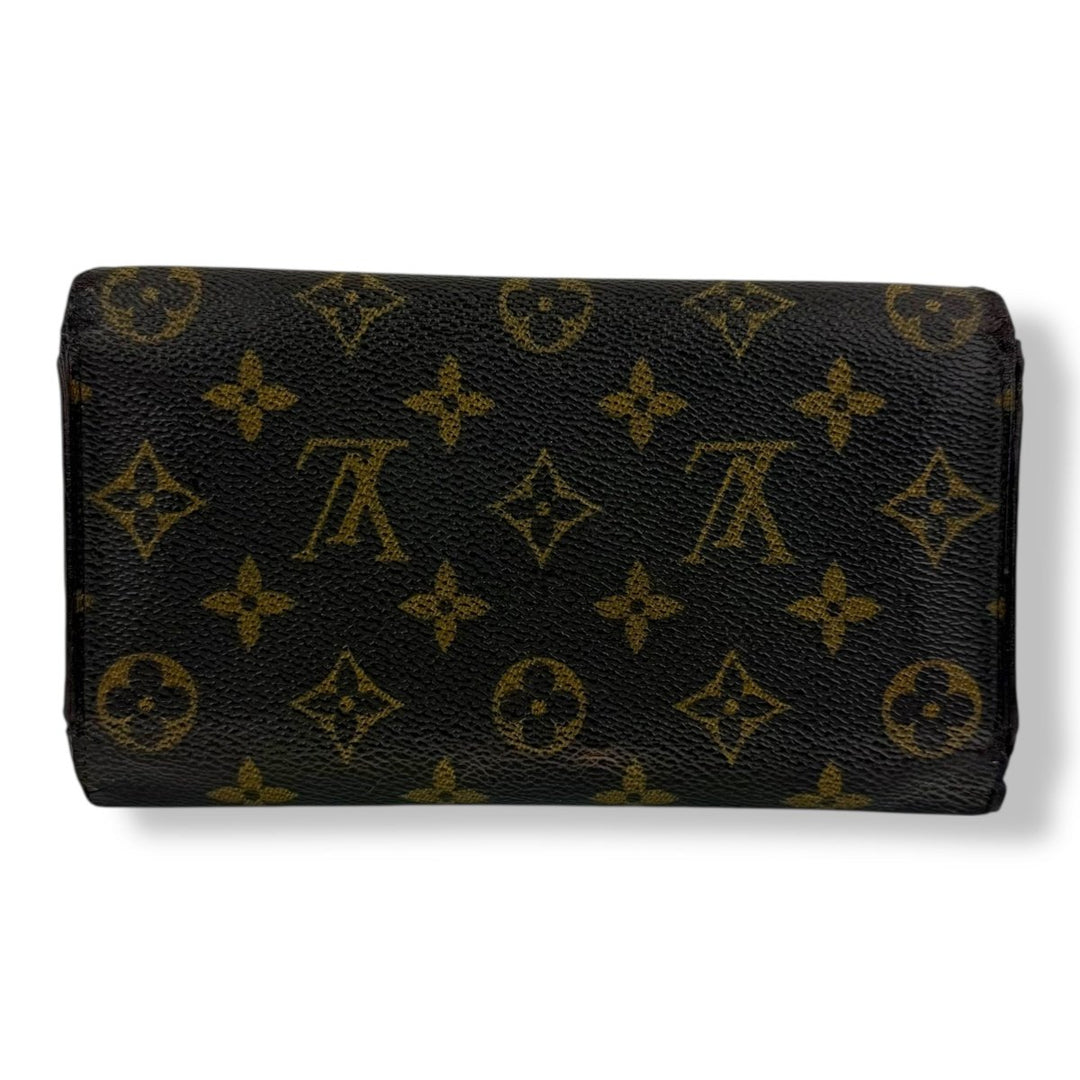 Louis Vuitton Trifold Brown Monogram Femme Wallet - Lux Central