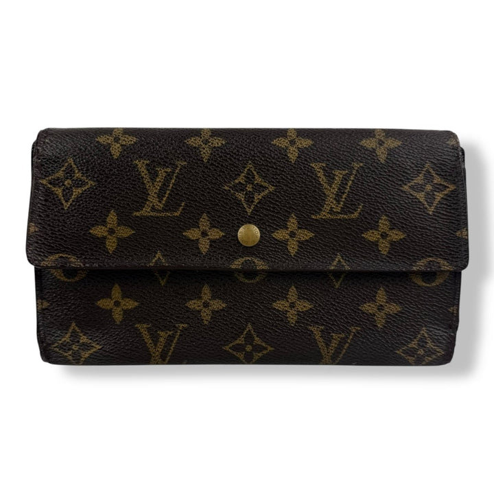 Louis Vuitton Trifold Brown Monogram Femme Wallet - Lux Central
