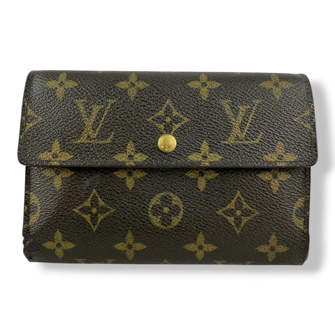 Louis Vuitton Trifold Brown Monogram International Femme Wallet - Lux Central