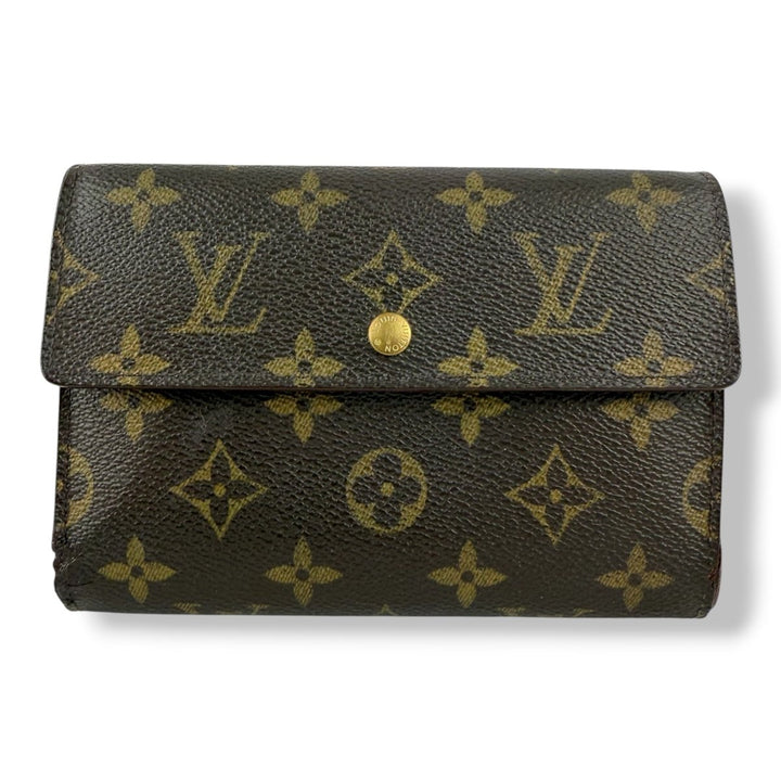 Louis Vuitton Trifold Brown Monogram International Femme Wallet - Lux Central
