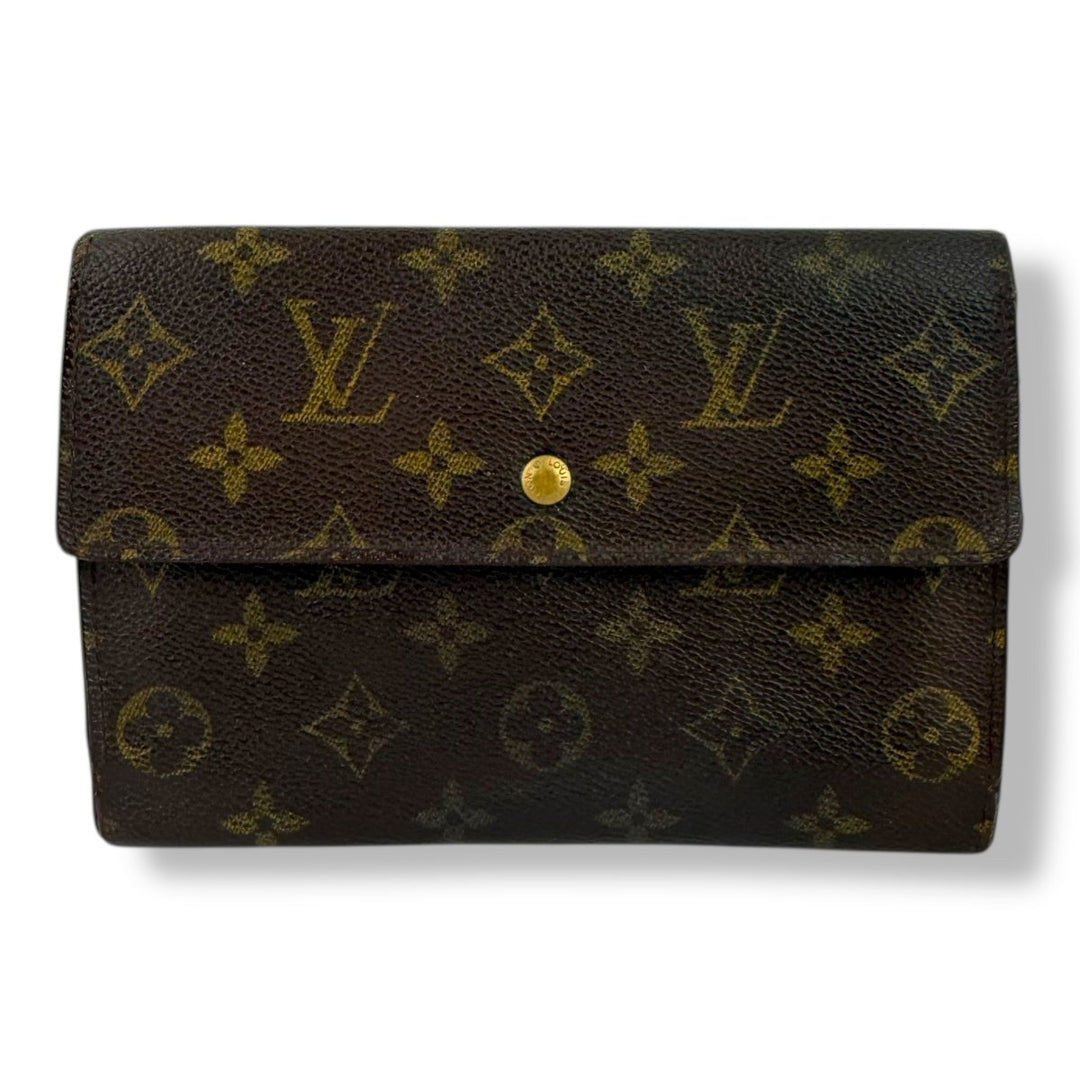 Louis Vuitton Trifold Brown Monogram International Femme Wallet - Lux Central