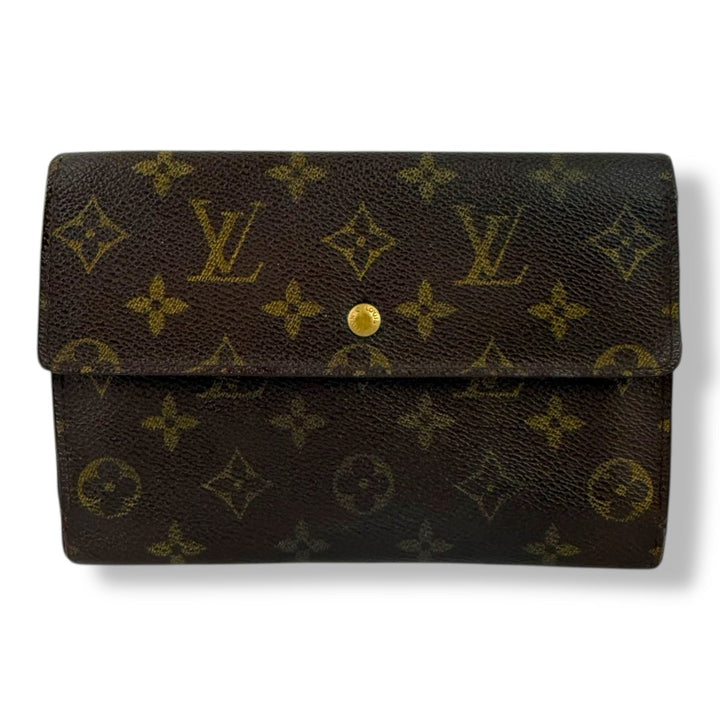 Louis Vuitton Trifold Brown Monogram International Femme Wallet - Lux Central