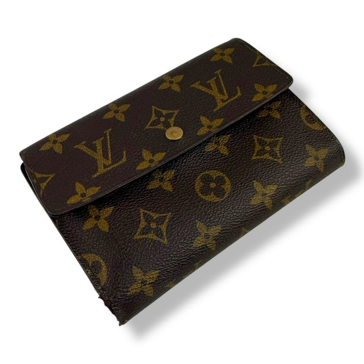 Louis Vuitton Trifold Brown Monogram International Femme Wallet - Lux Central
