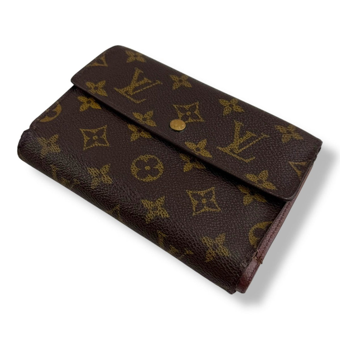 Louis Vuitton Trifold Brown Monogram International Femme Wallet - Lux Central