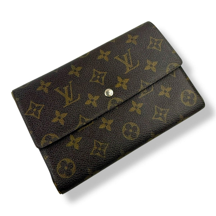 Louis Vuitton Trifold Brown Monogram International Femme Wallet - Lux Central