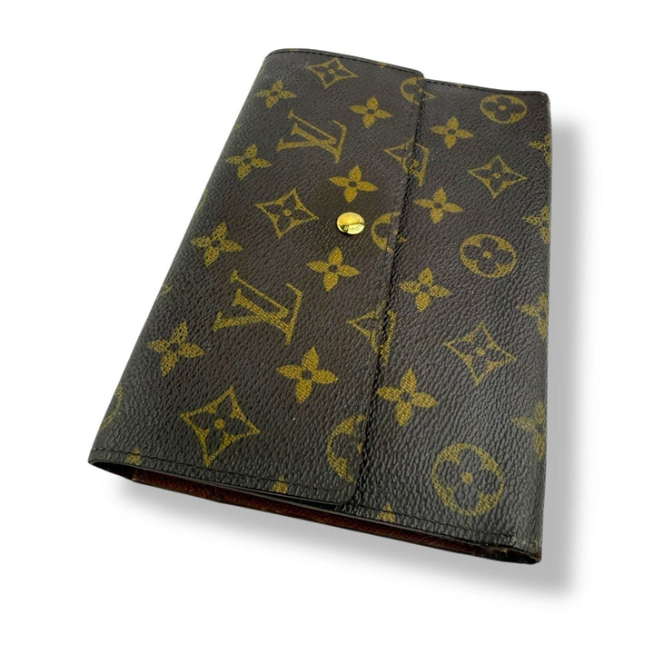 Louis Vuitton Trifold Brown Monogram International Femme Wallet - Lux Central