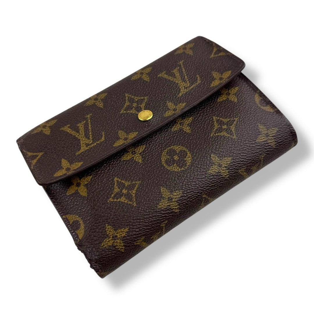 Louis Vuitton Trifold Brown Monogram International Femme Wallet - Lux Central