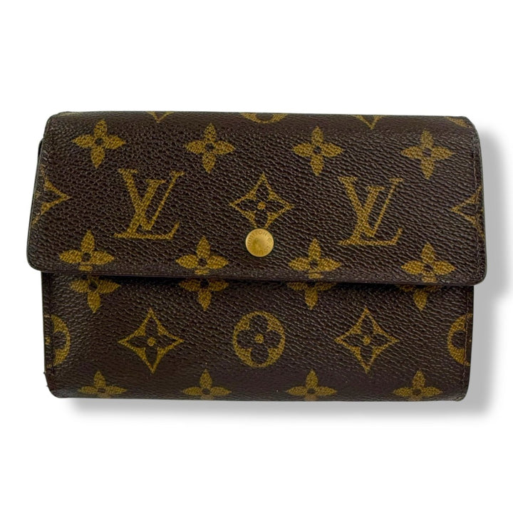 Louis Vuitton Trifold Brown Monogram International Femme Wallet - Lux Central