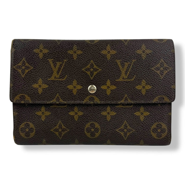 Louis Vuitton Trifold Brown Monogram International Femme Wallet - Lux Central