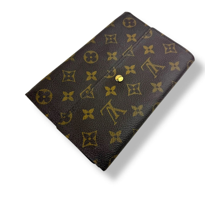 Louis Vuitton Trifold Brown Monogram International Femme Wallet - Lux Central