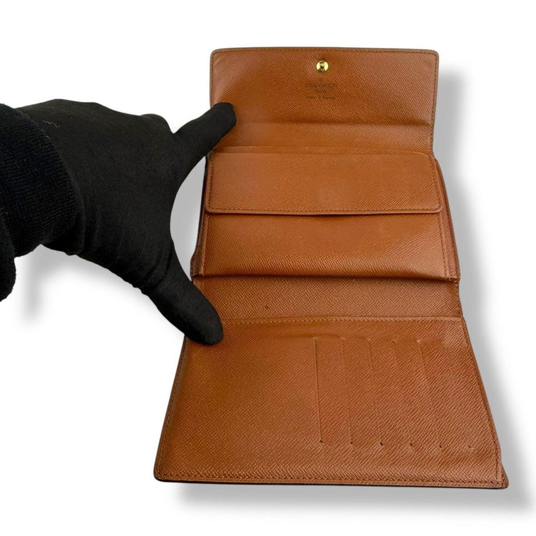 Louis Vuitton Trifold Brown Monogram International Femme Wallet - Lux Central