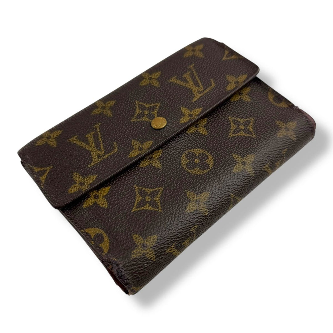 Louis Vuitton Trifold Brown Monogram International Femme Wallet - Lux Central