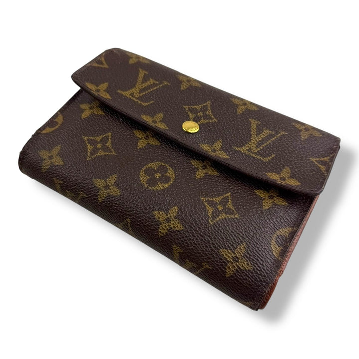 Louis Vuitton Trifold Brown Monogram International Femme Wallet - Lux Central
