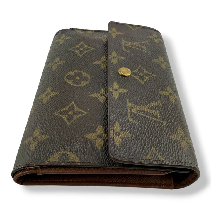 Louis Vuitton Trifold Brown Monogram International Femme Wallet - Lux Central
