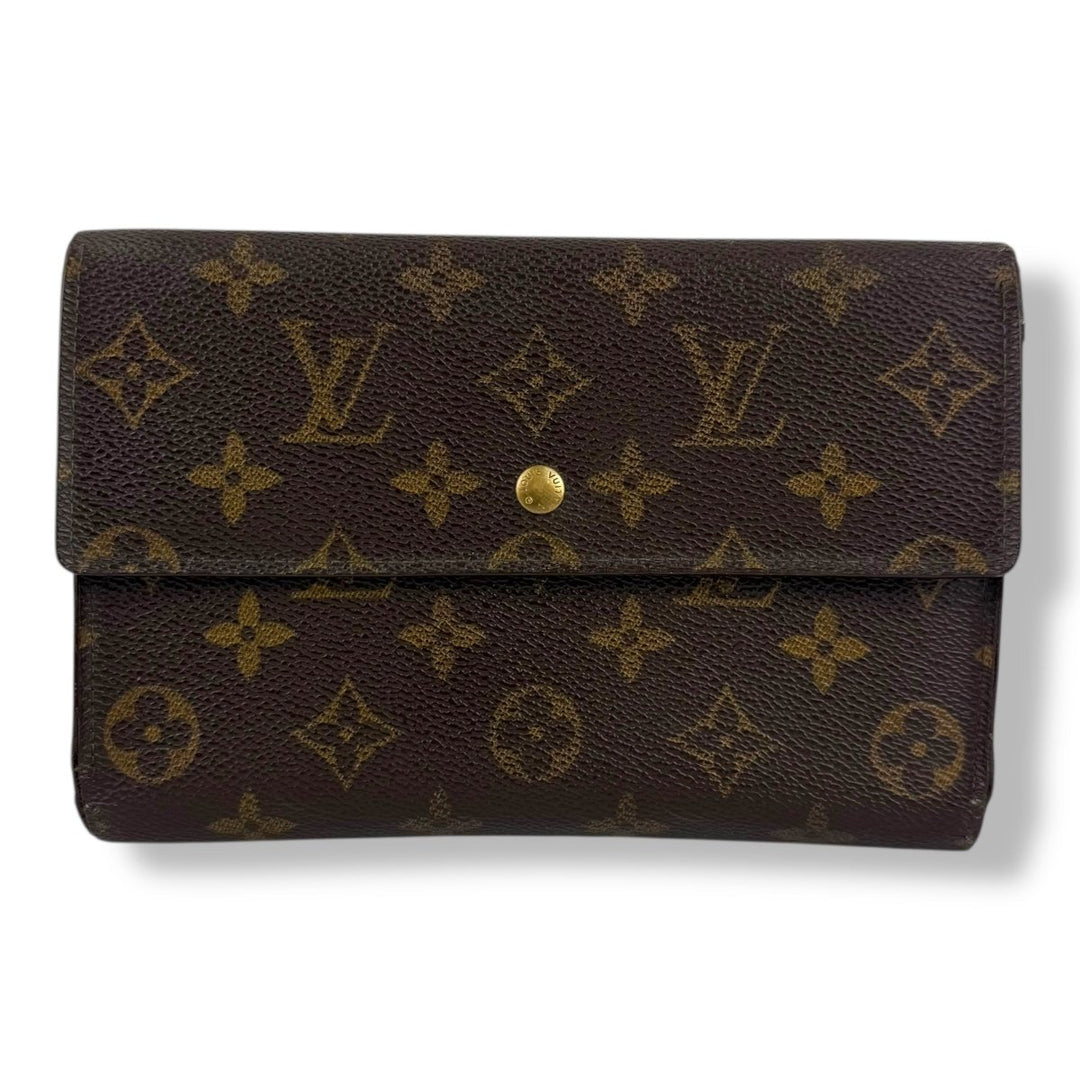 Louis Vuitton Trifold Brown Monogram International Femme Wallet - Lux Central