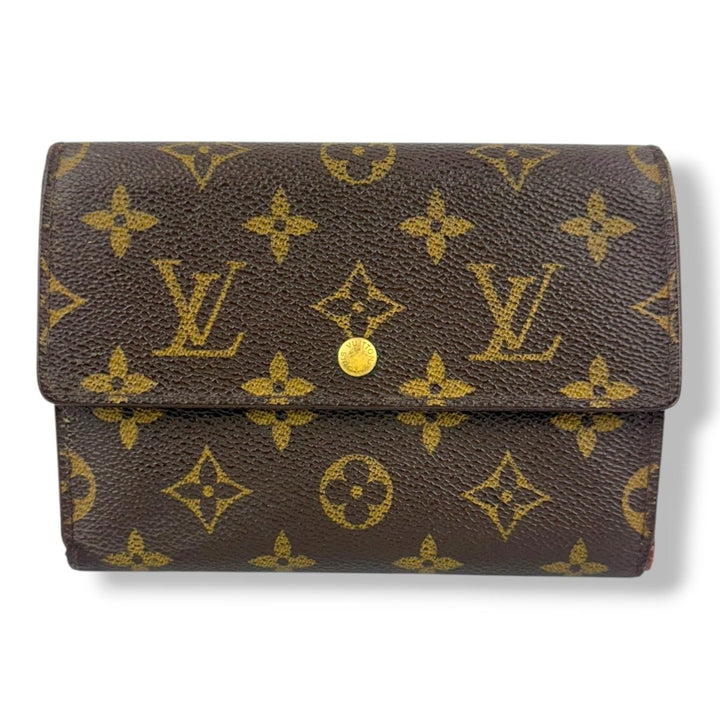 Louis Vuitton Trifold Brown Monogram Medium Femme Wallet - Lux Central