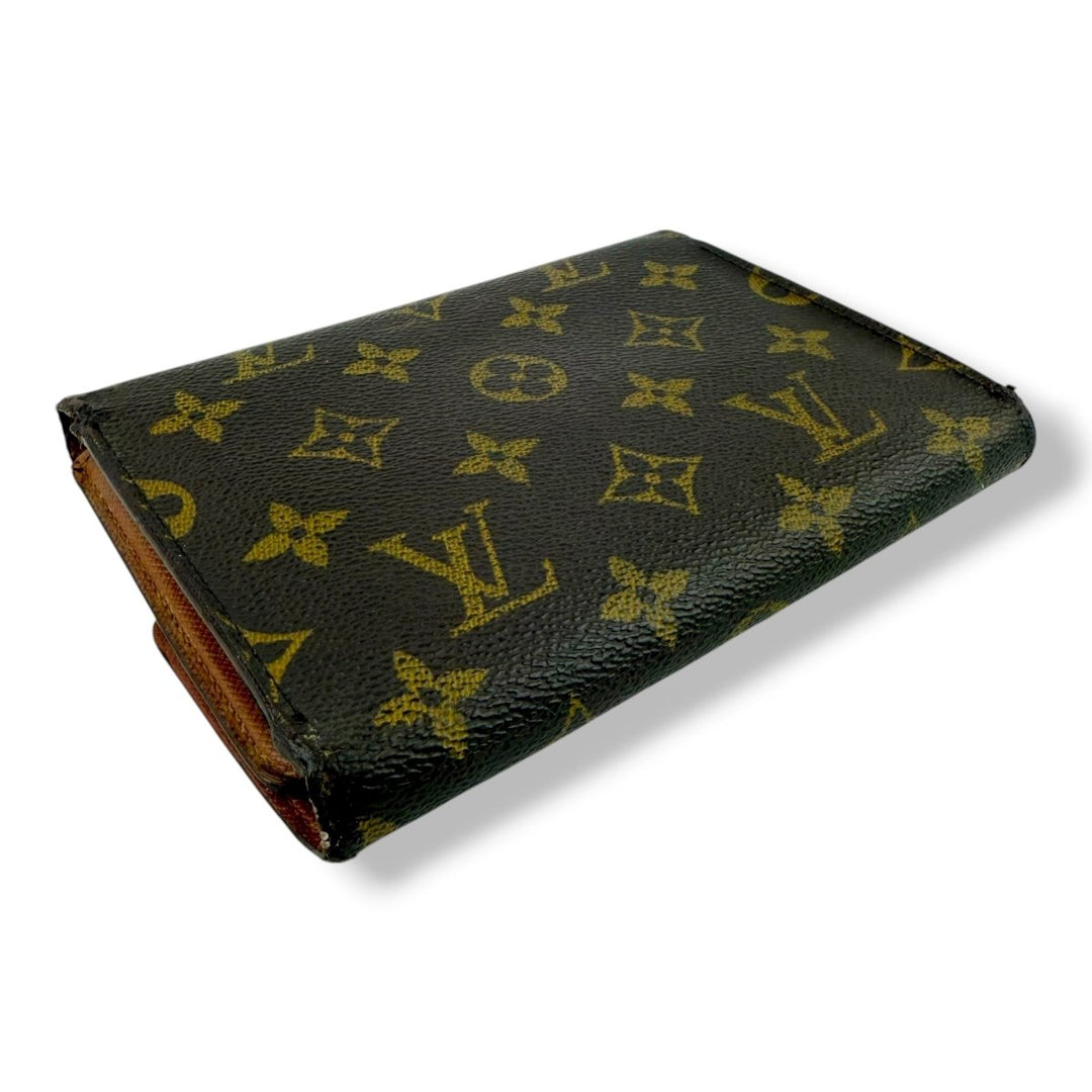 Louis Vuitton Trifold Brown Monogram Medium Femme Wallet - Lux Central