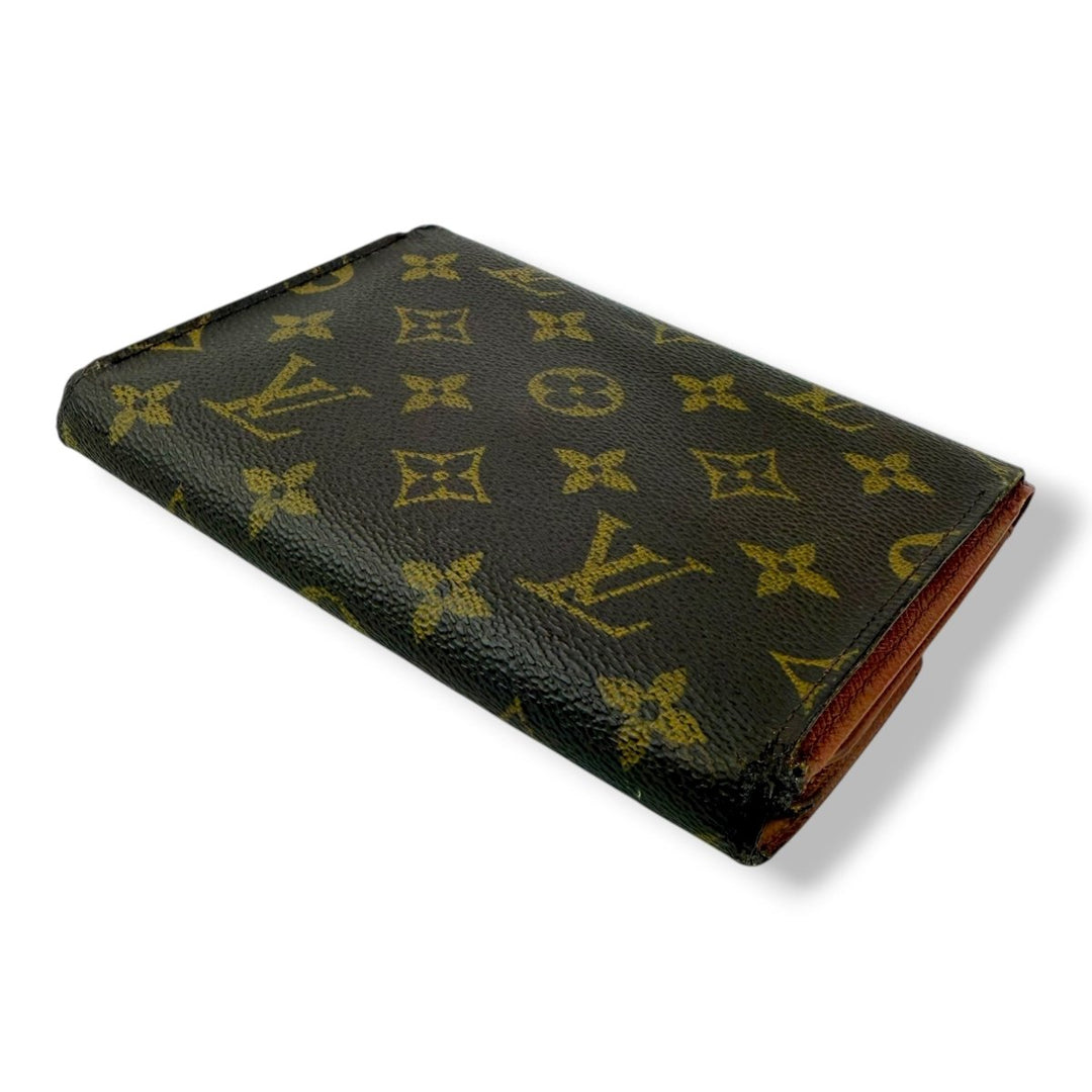 Louis Vuitton Trifold Brown Monogram Medium Femme Wallet - Lux Central