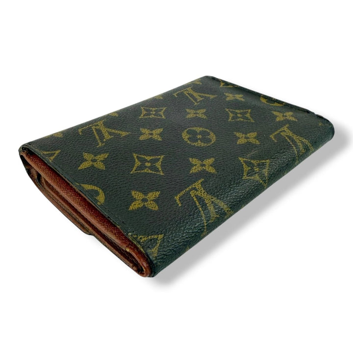 Louis Vuitton Trifold Brown Monogram Medium Femme Wallet - Lux Central