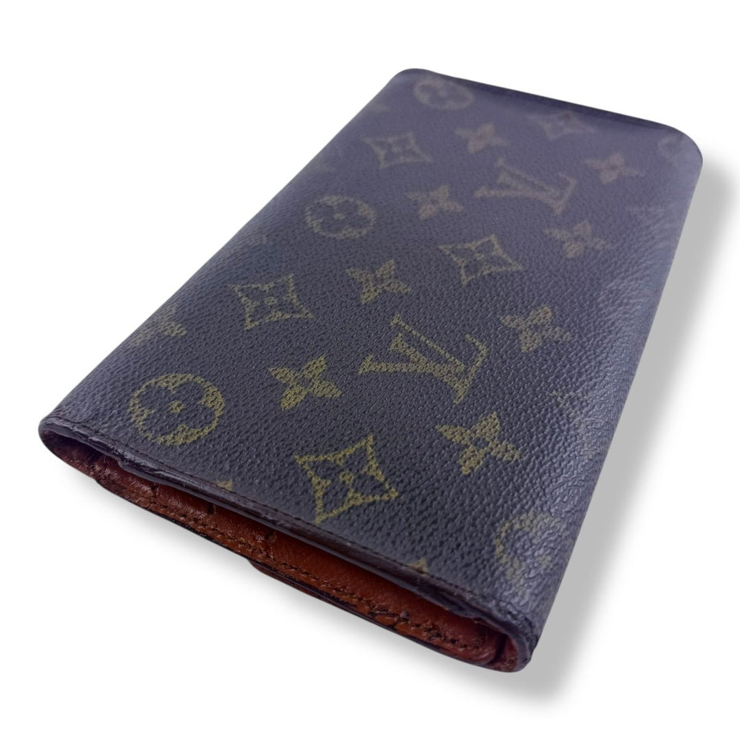 Louis Vuitton Trifold Brown Monogram Vintage Femme Wallet - Lux Central