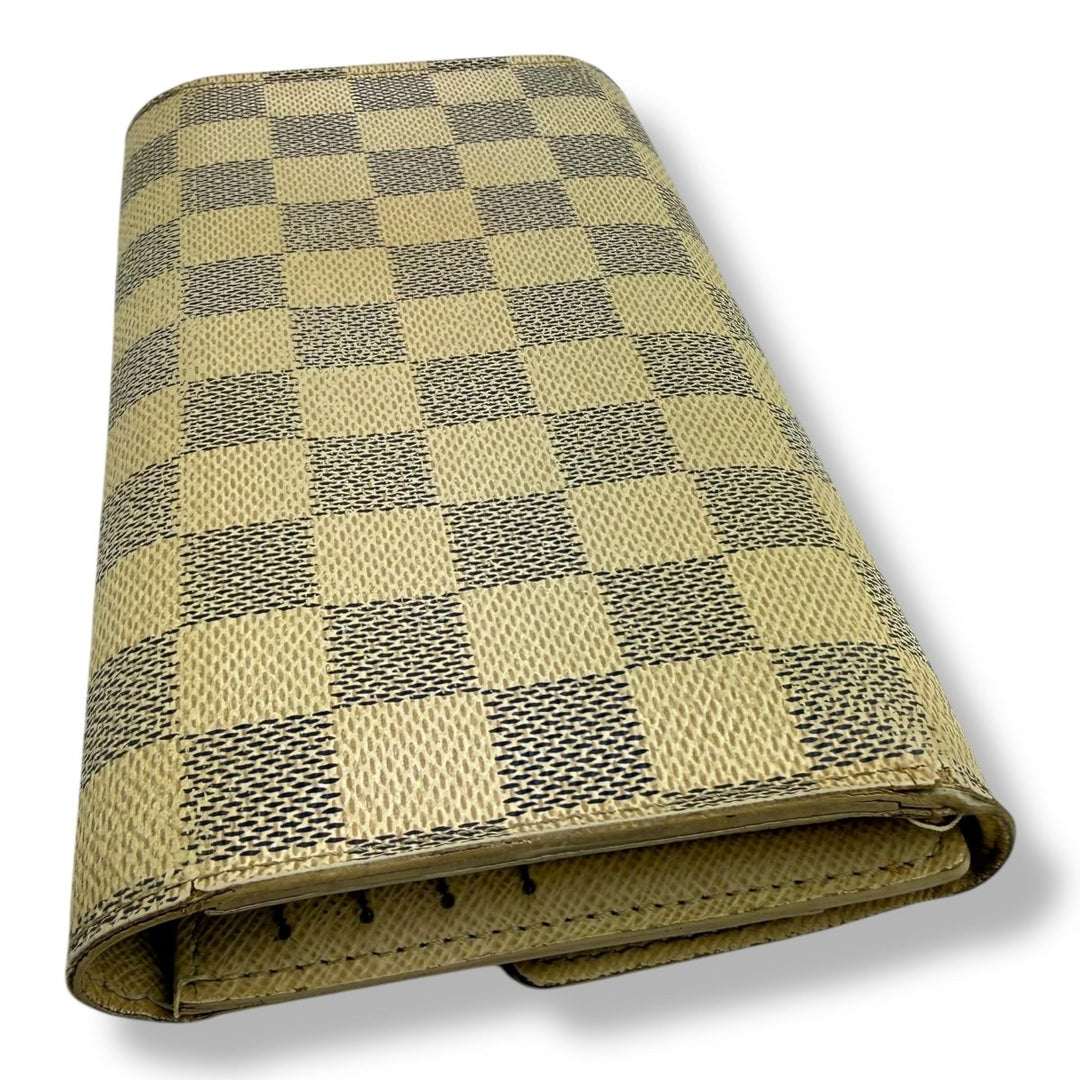 Louis Vuitton Trifold Damier Azur Femme Wallet - Lux Central