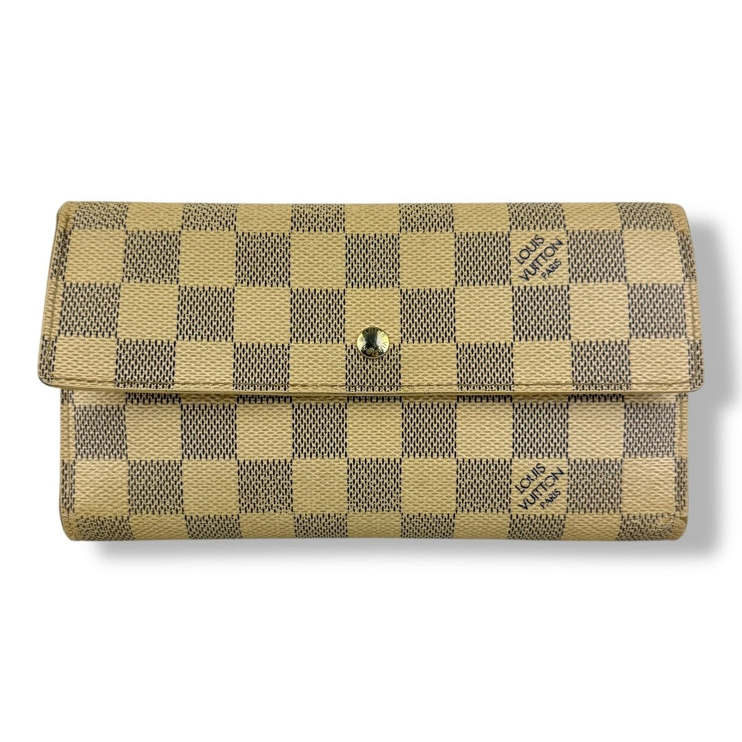 Louis Vuitton Trifold Damier Azur Femme Wallet - Lux Central