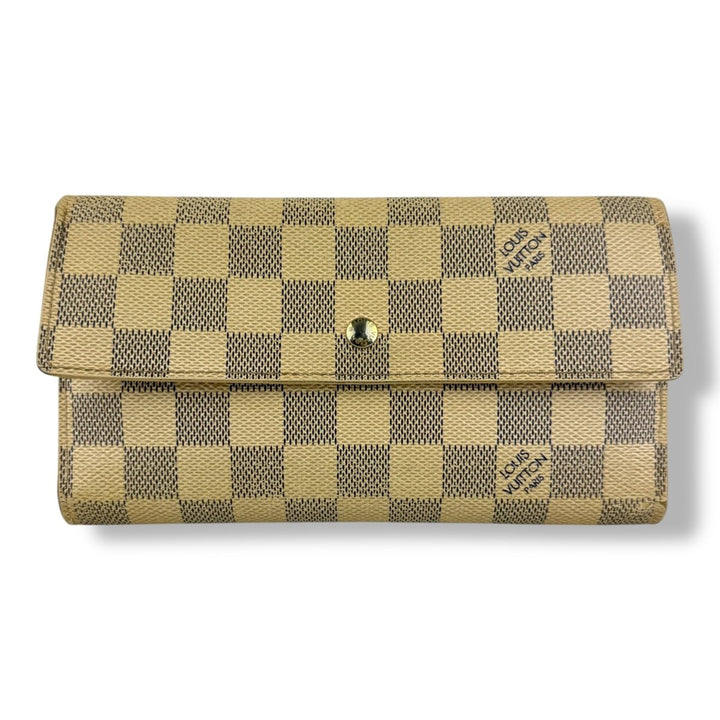 Louis Vuitton Trifold Damier Azur Femme Wallet - Lux Central