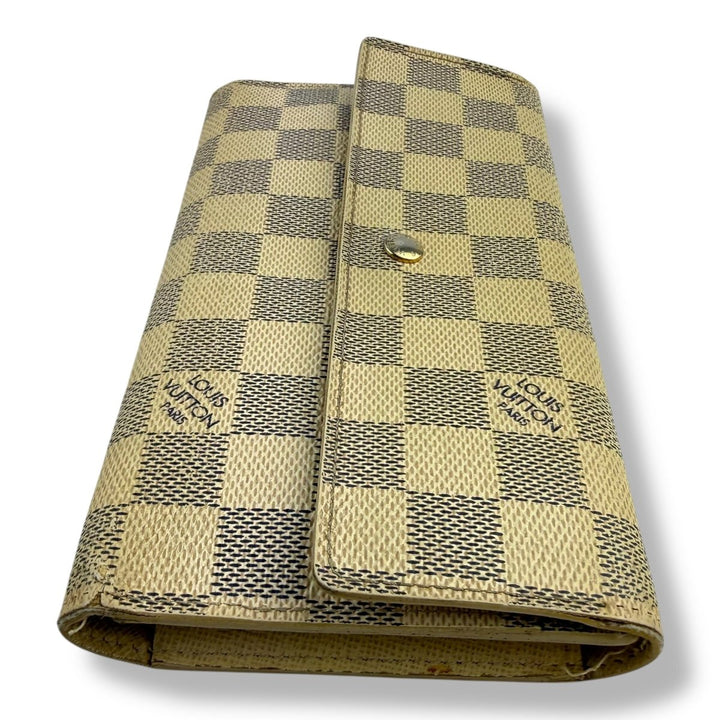 Louis Vuitton Trifold Damier Azur Femme Wallet - Lux Central