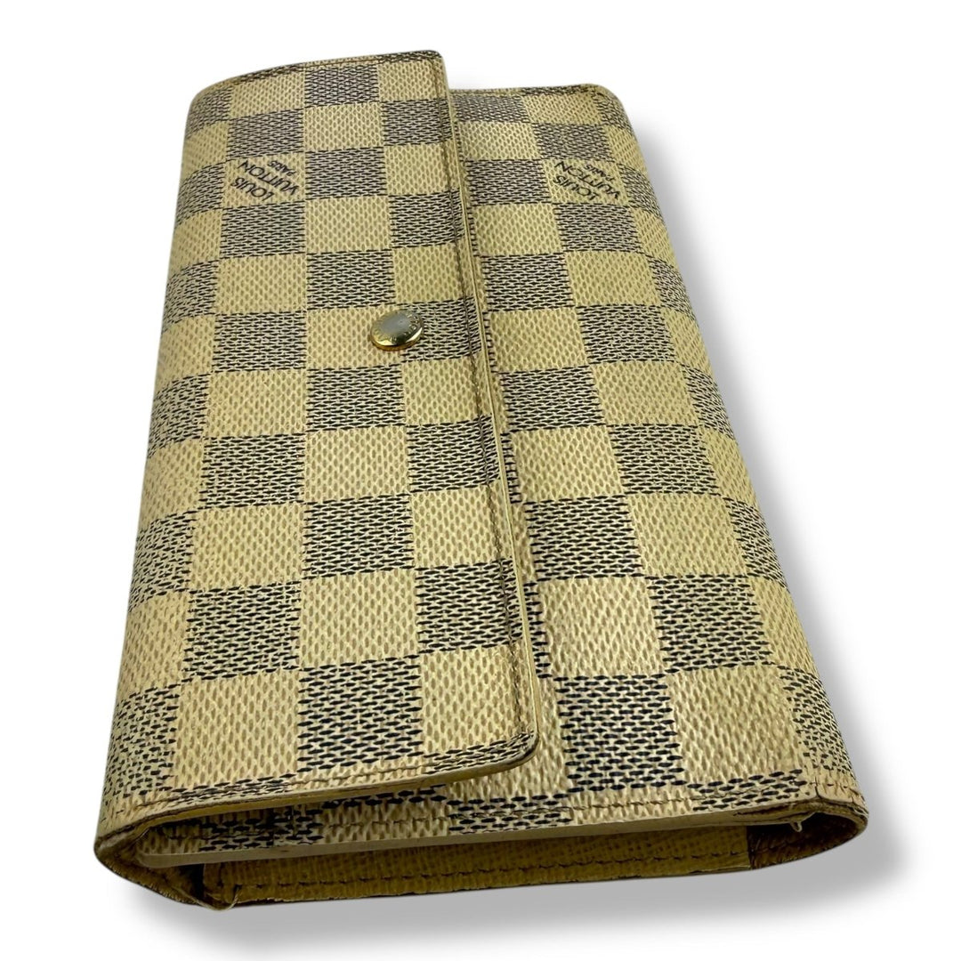 Louis Vuitton Trifold Damier Azur Femme Wallet - Lux Central