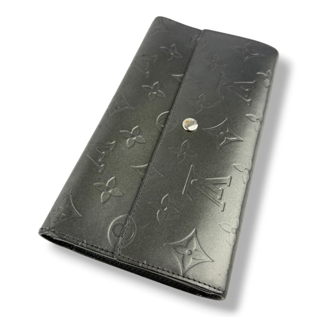 Louis Vuitton Trifold Grey Monogram Femme Wallet - Lux Central