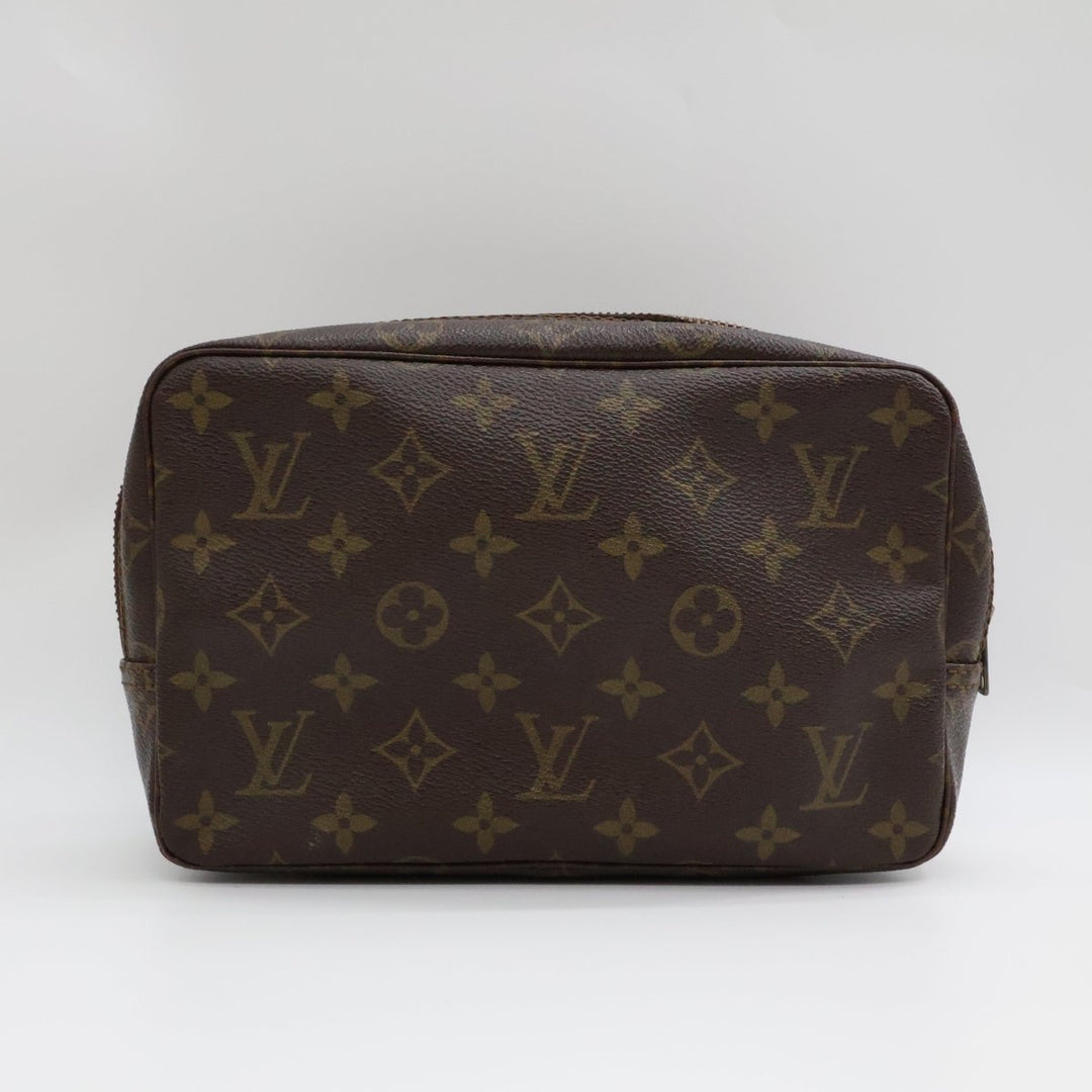 Louis Vuitton Trousse 23 Brown Monogram Toiletry Pouch - Lux Central