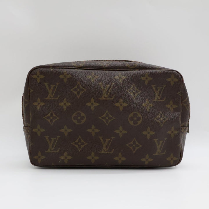 Louis Vuitton Trousse 23 Brown Monogram Toiletry Pouch - Lux Central