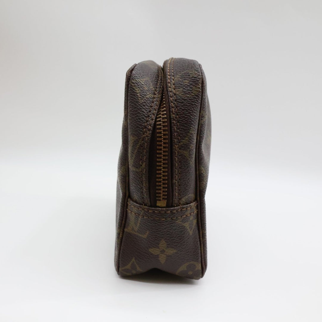 Louis Vuitton Trousse 23 Brown Monogram Toiletry Pouch - Lux Central