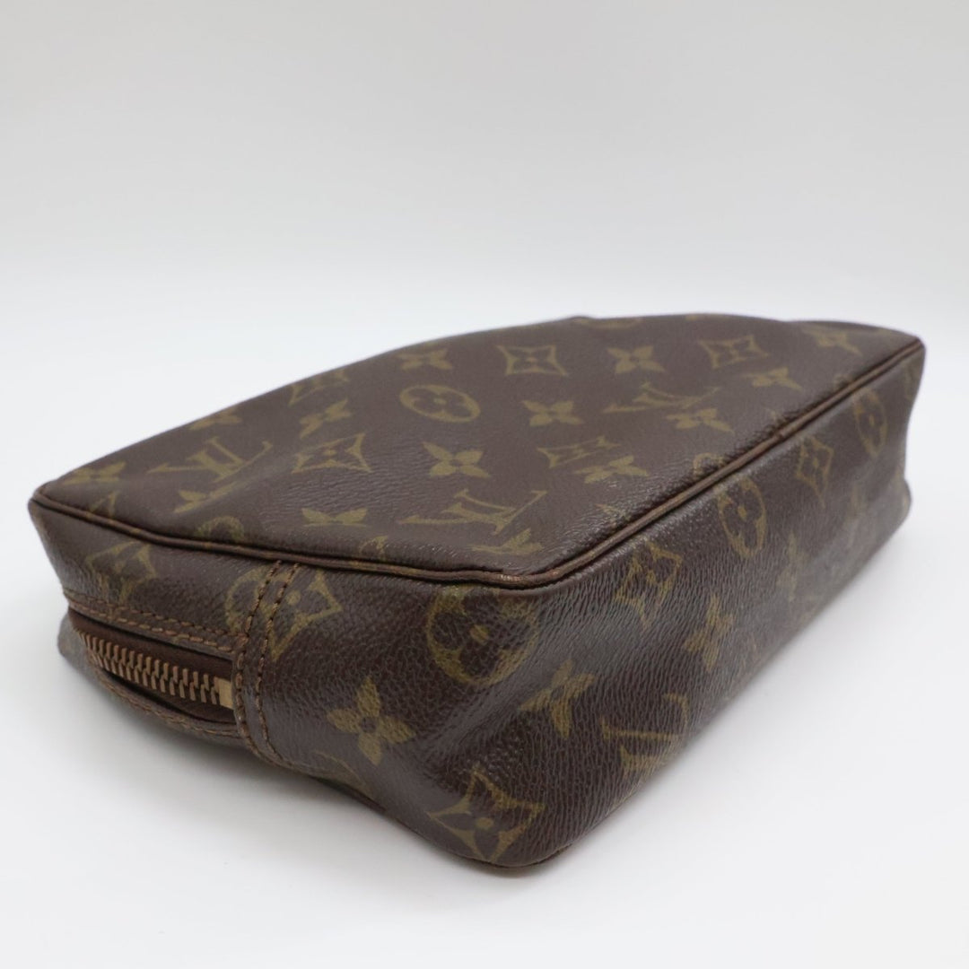 Louis Vuitton Trousse 23 Brown Monogram Toiletry Pouch - Lux Central