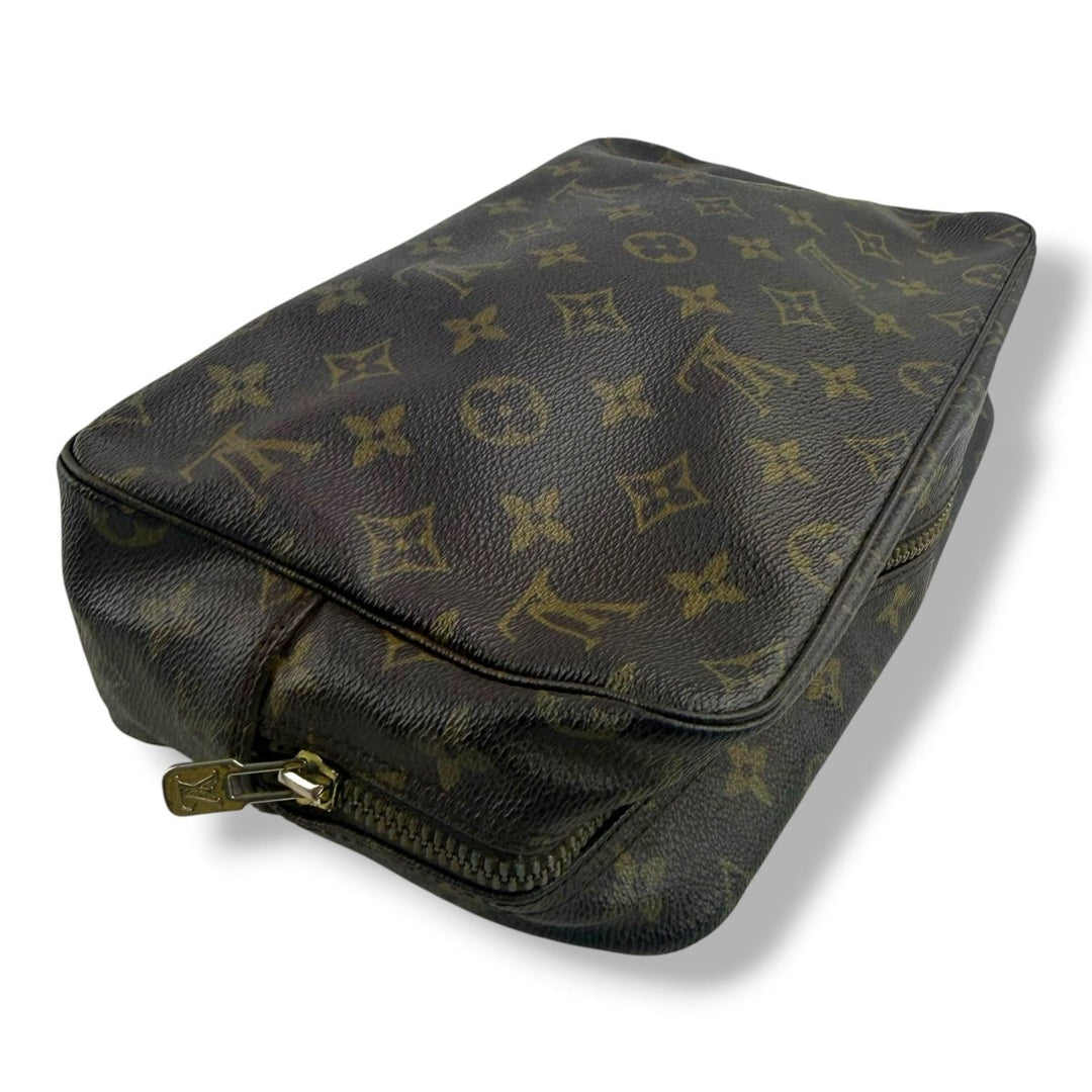 Louis Vuitton True Trousse 28 Brown Monogram Toiletry Pouch - Lux Central