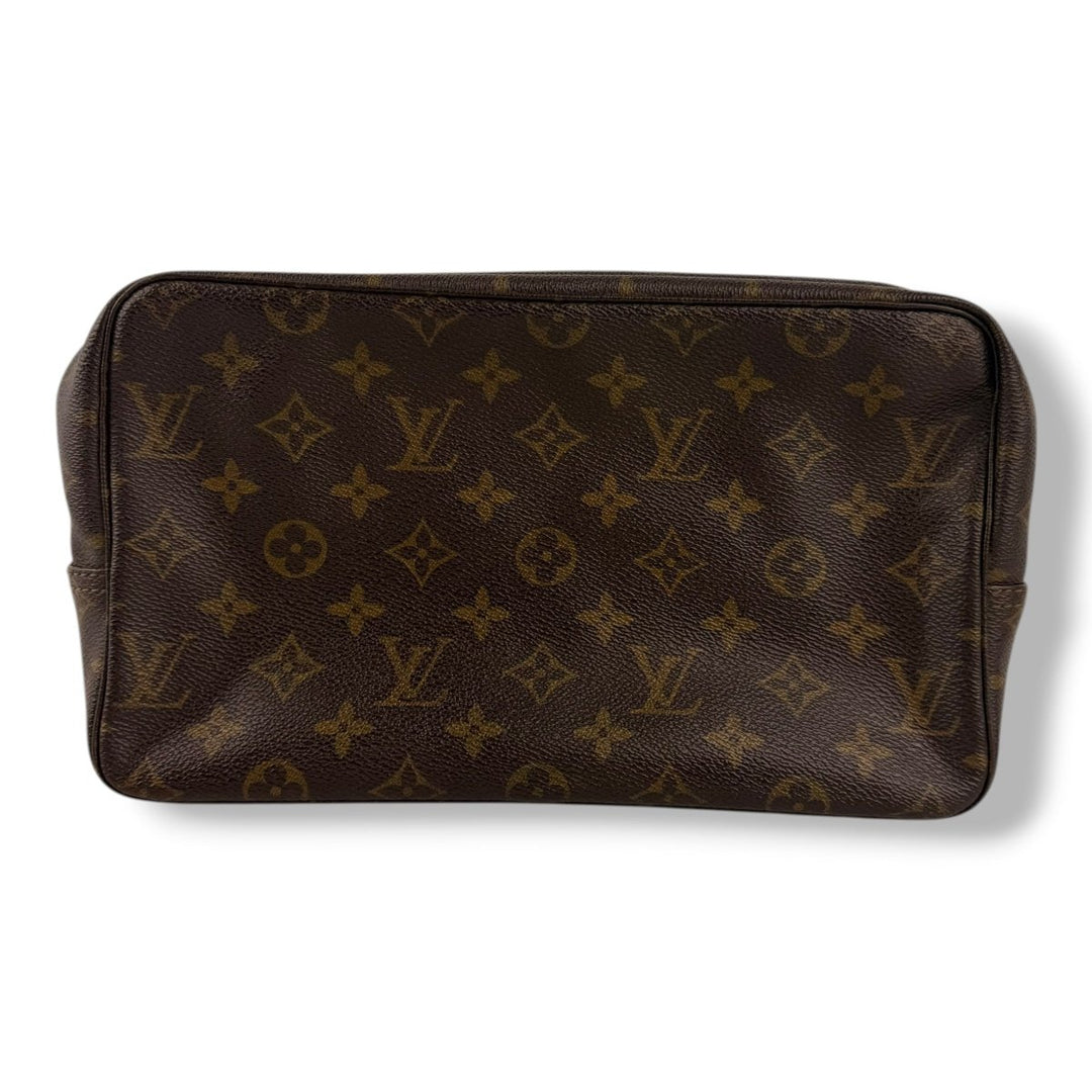 Louis Vuitton True Trousse 28 Brown Monogram Toiletry Pouch - Lux Central