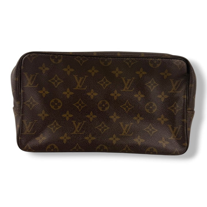 Louis Vuitton True Trousse 28 Brown Monogram Toiletry Pouch - Lux Central