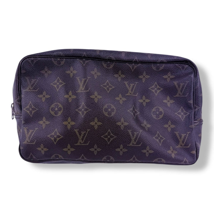 Louis Vuitton True Trousse 28 Brown Monogram Toiletry Pouch - Lux Central
