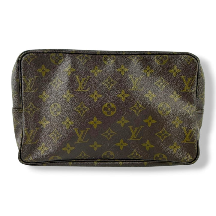 Louis Vuitton True Trousse 28 Brown Monogram Toiletry Pouch - Lux Central