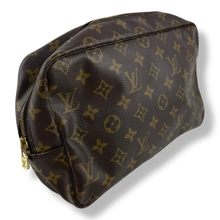 Louis Vuitton True Trousse 28 Brown Monogram Toiletry Pouch - Lux Central