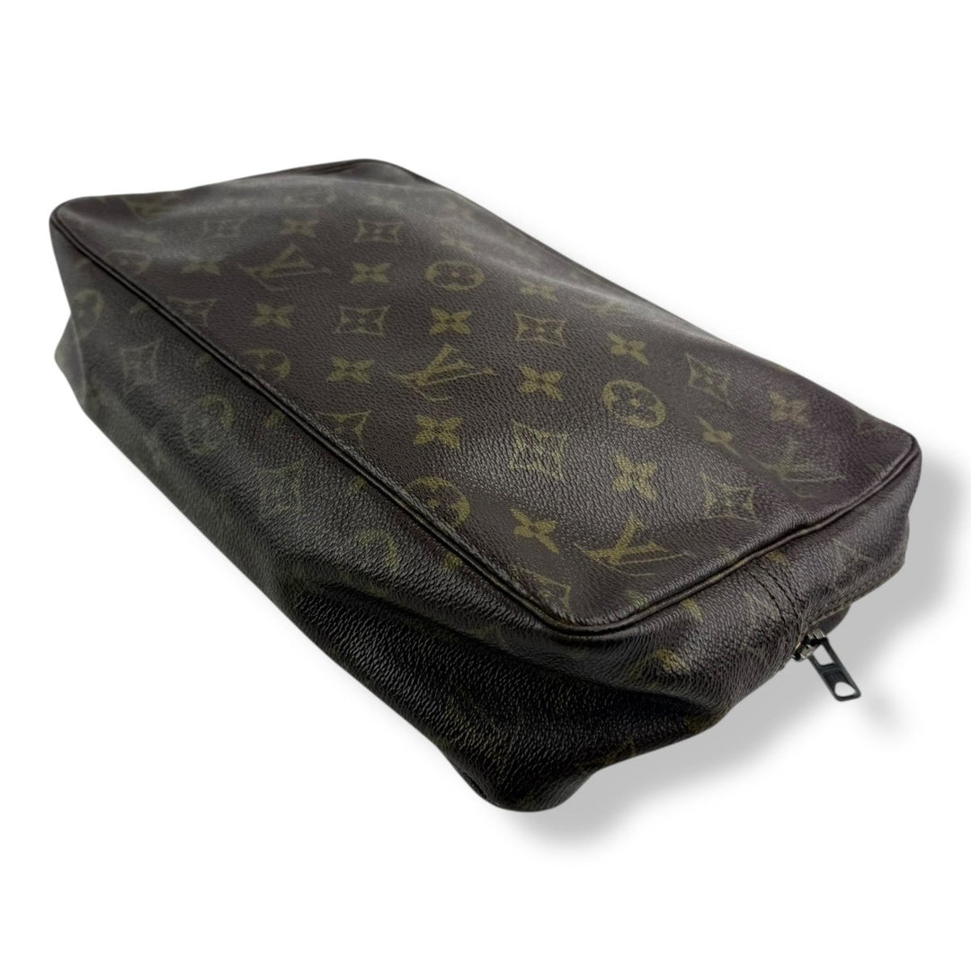 Louis Vuitton True Trousse 28 Brown Monogram Toiletry Pouch - Lux Central