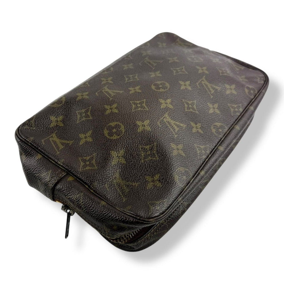 Louis Vuitton True Trousse 28 Brown Monogram Toiletry Pouch - Lux Central